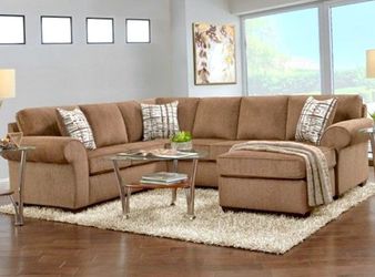 Tan Oversized Sectional - Silverton