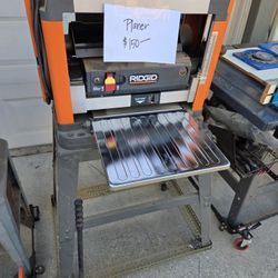 Ridgid Planer with Stand & Mobile Base