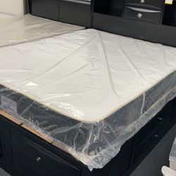 Black Wood Bed With Storage Made By Millennium 