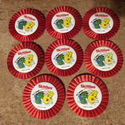 1x Skittles Promo Button Pin Mars Candy Western Badge & Trophy Co.