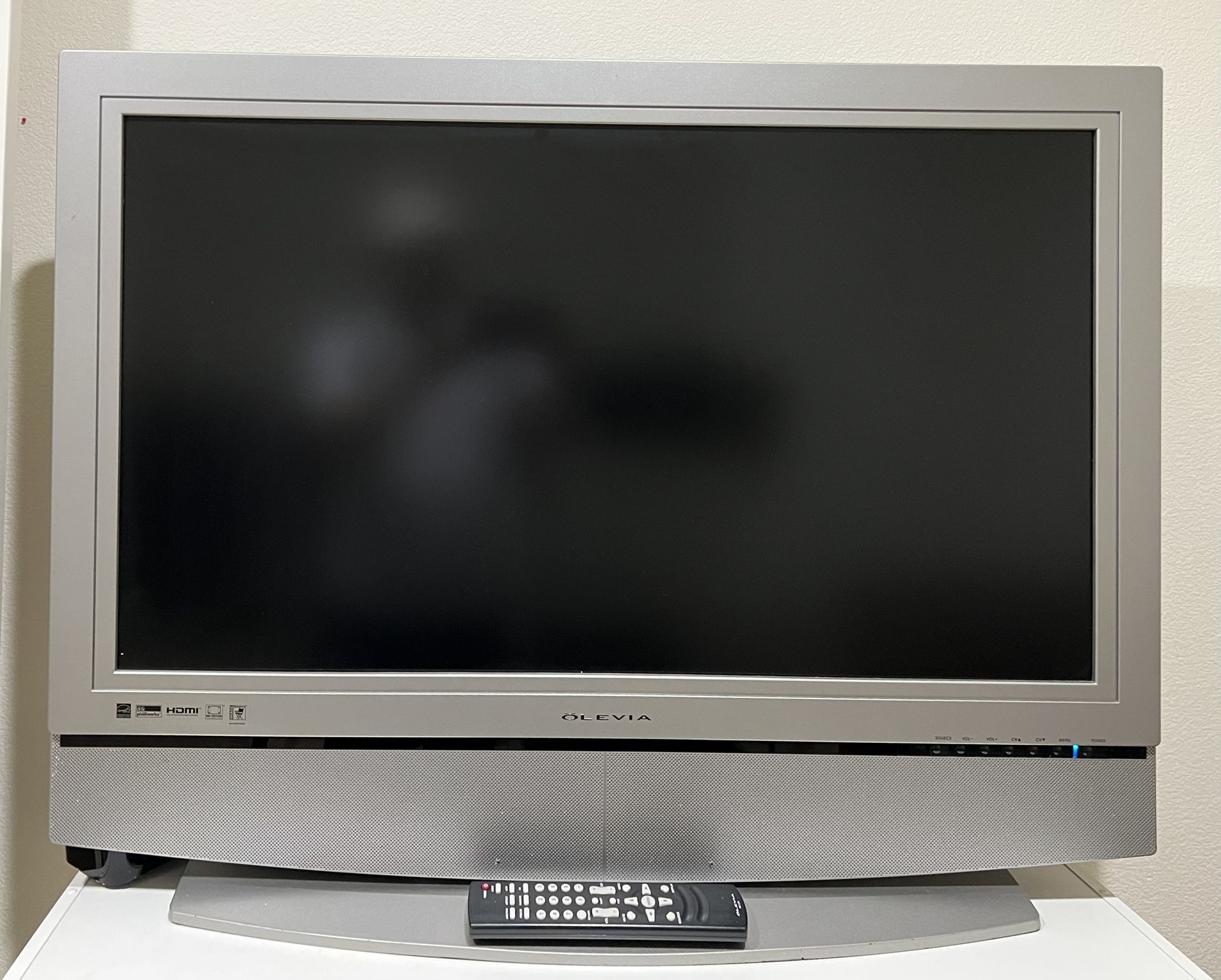 Olevia 37” HD LCD TV w/ remote