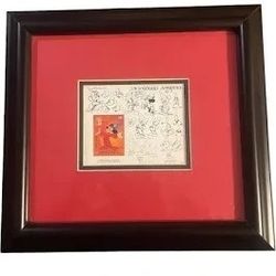 Framed "Sorcerer's Apprentice" Stamp with Certificate of Authenticity
