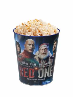 Red One Popcorn Tin 130 Oz Amc Theaters