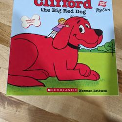 Scholastic Clifford The Big Red Dog Book With Stickers 
