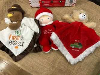 First Thanksgiving And first Christmas Loveys 