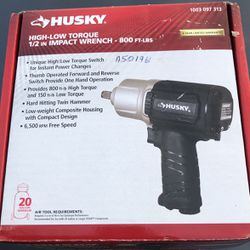 #99 Husky High-low Torque 1/2 In Impact Wrench 