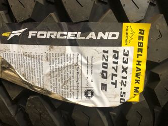 Brand New Tires (1) Forceland Rebel Hawk M/T (33X12.50R17LT) (Single) ($148)