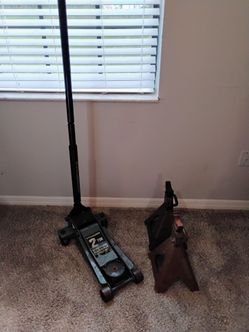 2-ton jack and beefy jack stands