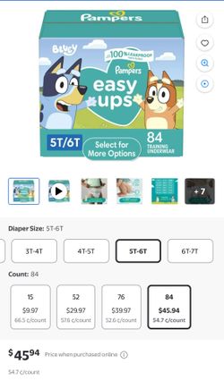 5t/6t Training Underwear