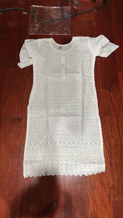 Chikankari white kurti