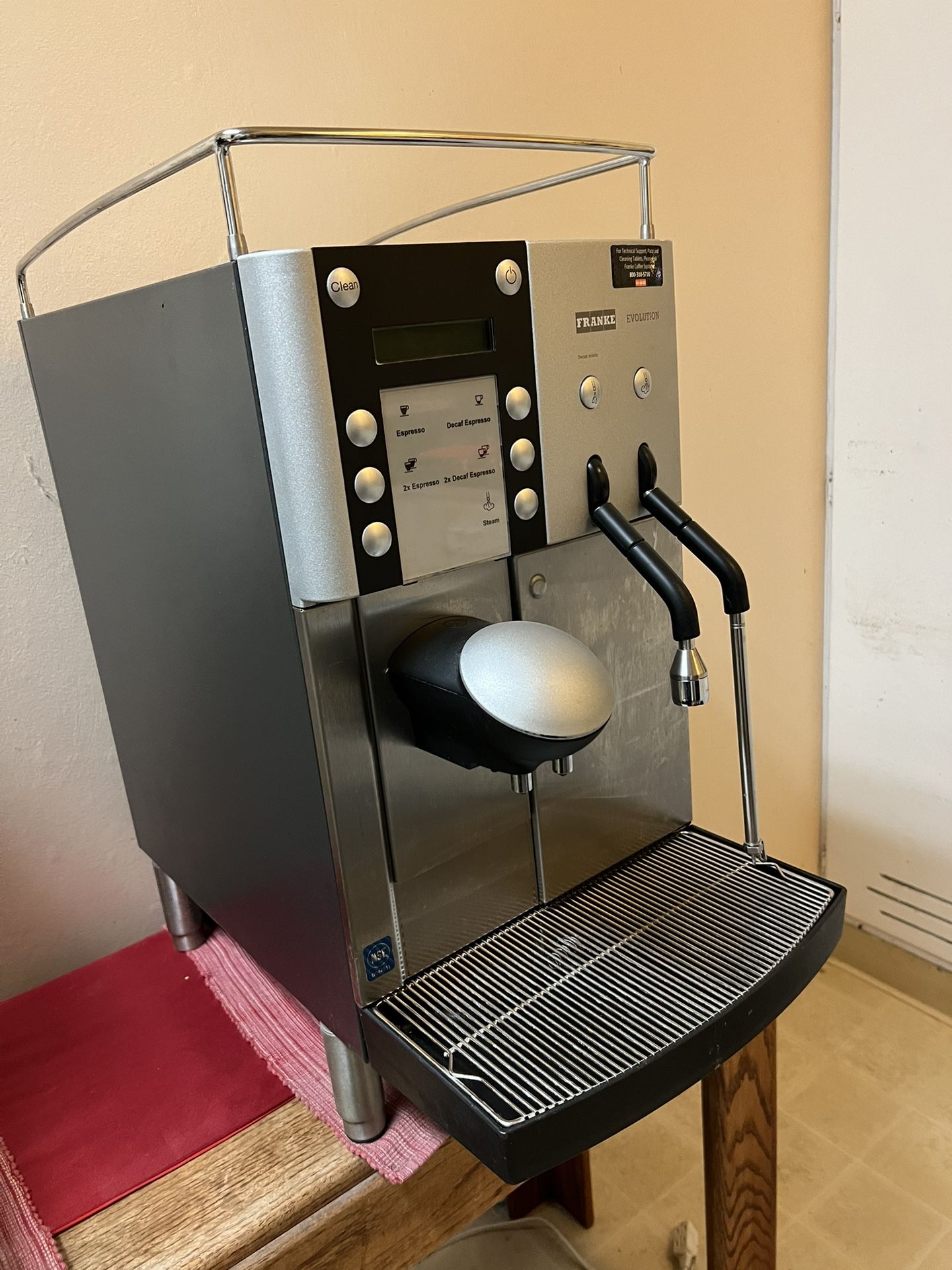 Franke evolution coffee outlet machine