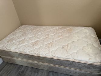 Twin mattress and box spring