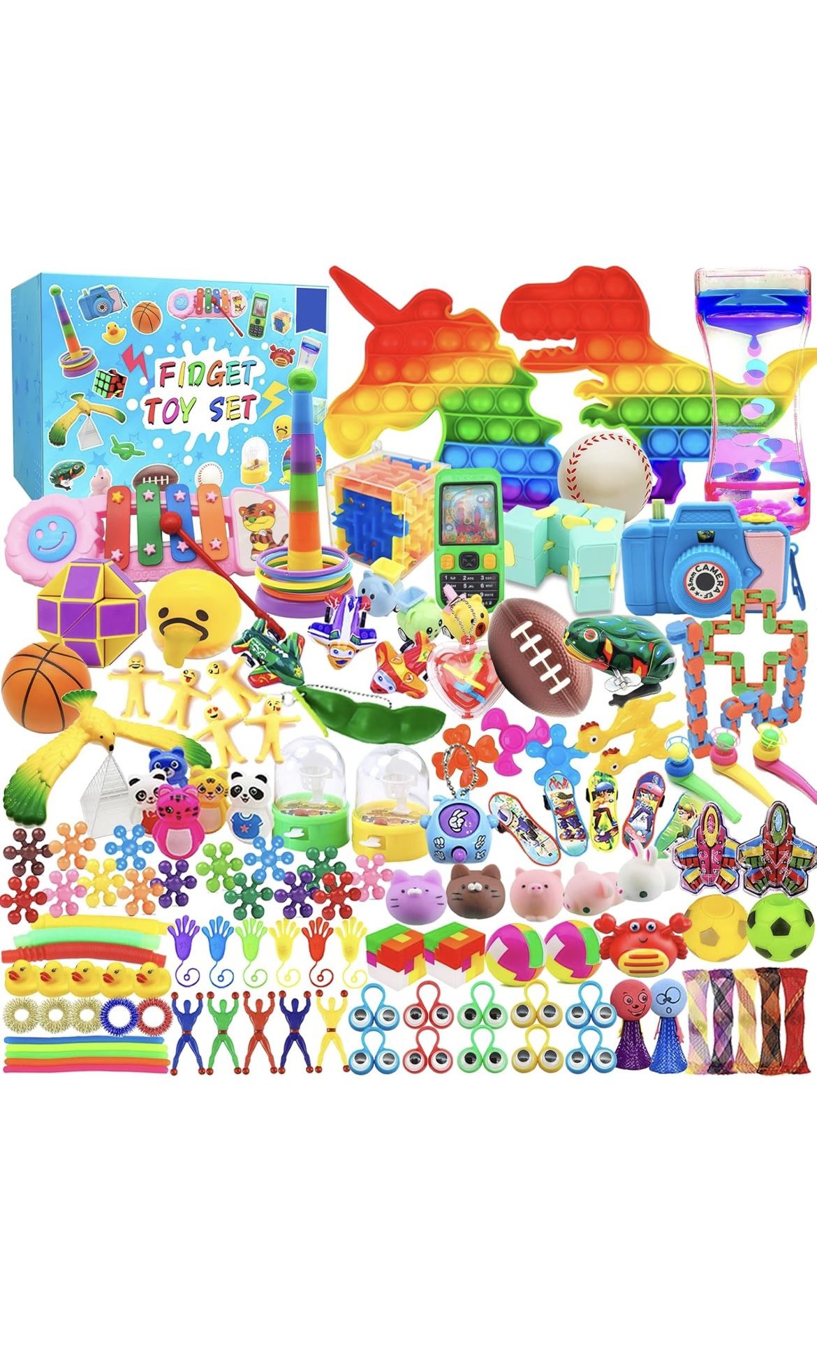 125 Pack Fidget Toys