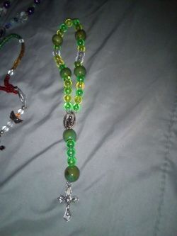 Rosaries traditional rosary made with 53 beads and 6 miracles and car rosary made with 28 beads and 6 miracles