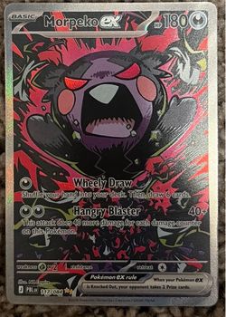 Morpeko EX Pokémon Card 117/084 Secret Rare