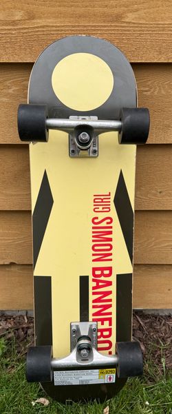 Girl Skateboards Simon Bannerot signature pro model deck-used complete deck- 8.25"- excellent condition