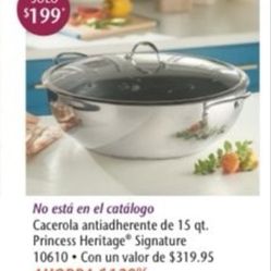 Cacerola Anthiaderente 15 Qts