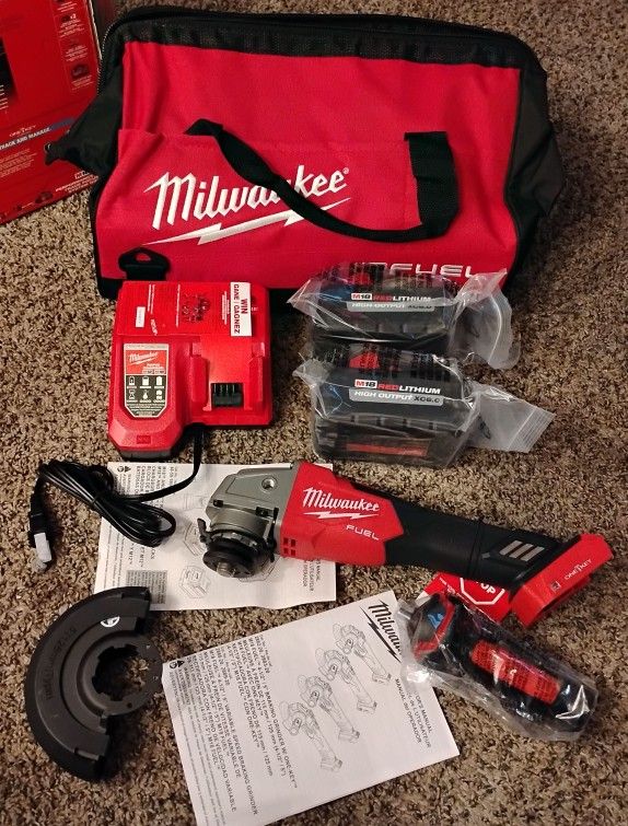 New Milwaukee M18 Cordless Grinder Kit