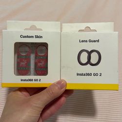 Insta360 GO 2 Accessories – Lens Guard + Custom Skin (Brand New Sealed)