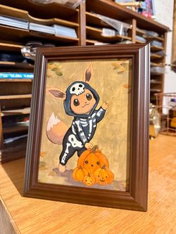 Eevee Halloween Original Painting