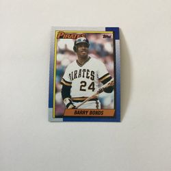 Barry Bonds 1990 Topps Card