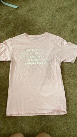 Pink Christian Tee