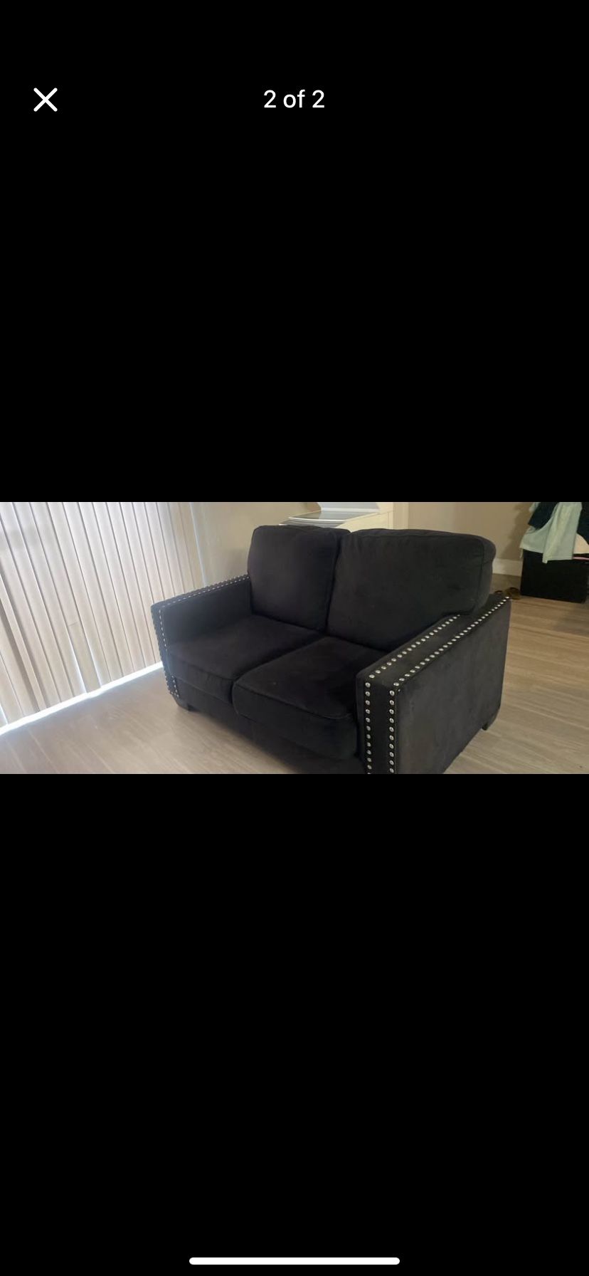 black couch