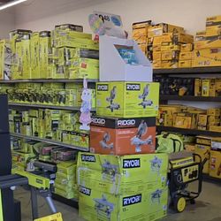 RYOBI  tools on liquidation