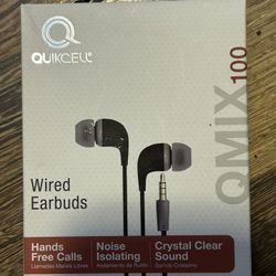 Quikcell Wired Earbuds 3.5mm