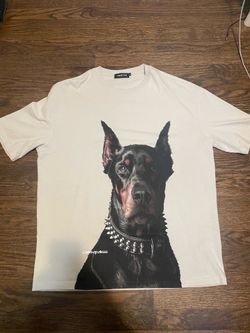 Mens Oversized Doberman Graphic Tees Shirt