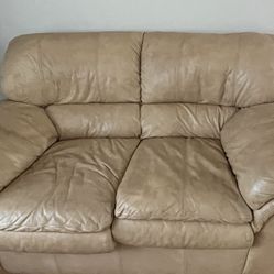 Leather Sofa , Loveseat And Recliner - 3 Piece Set 