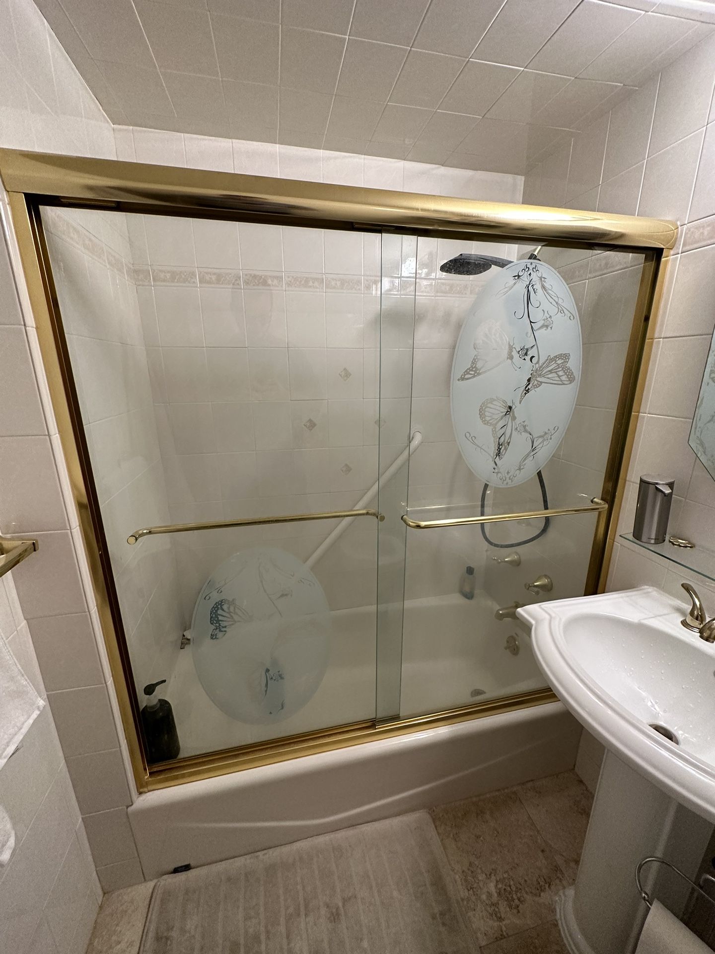 Custom Shower Doors (H58.5” X L57”)