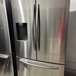 Refrigerator Samsung French door 36” inches wide stainless steel / nevera heladera frío 