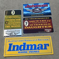 Antique marine signs