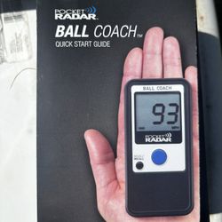 Pocket Radar Ball Coach