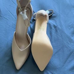 Salmon High Heels-size 8