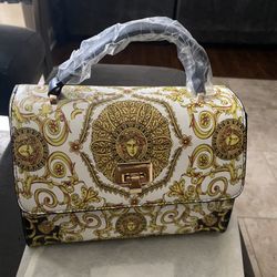 Versace Medium Luxury Handbag With Dust Bag 