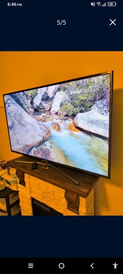 55" Samsung 4K Smart TV UHD $250  & electric fireplace $$150 or both for $ 300