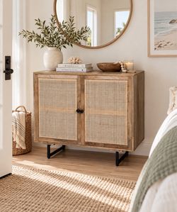 ✨Coastal Solid Wood Entry Cabinet / Table - Free Delivery!