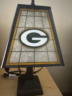 Glass Green Bay Packers lamp
