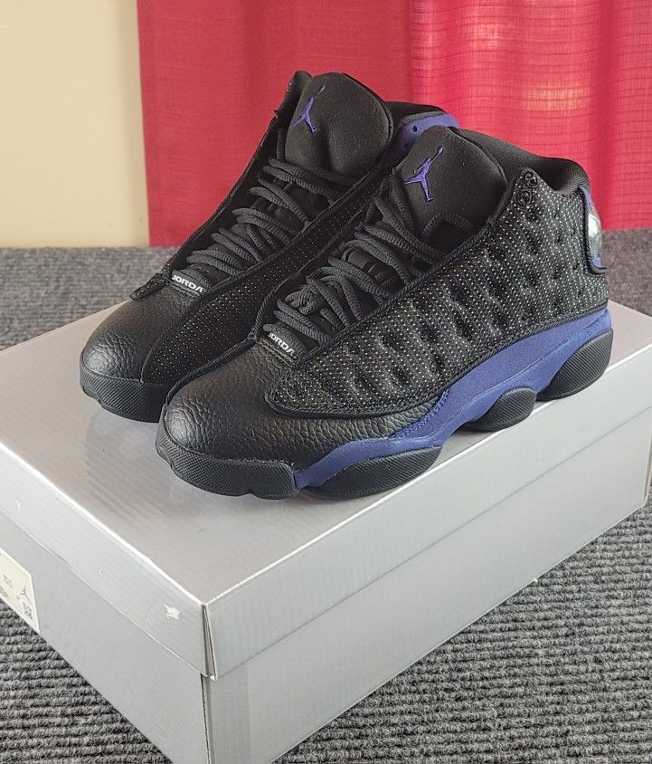Nike Air Jordan Retro 13 Womens Size 7 Sneakers Court Purple Black XIII