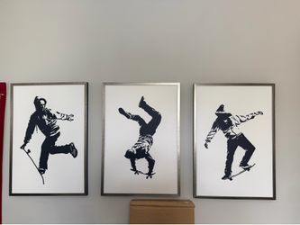 Large skateboard art series