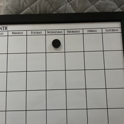Dry erase Calendar
