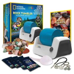 The National Geographic Explorer Rock Tumbler kit