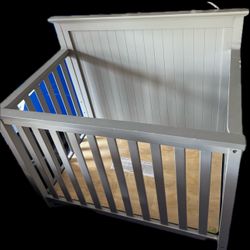 Mini Baby Crib Gray