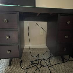 Antique Desk And Chair