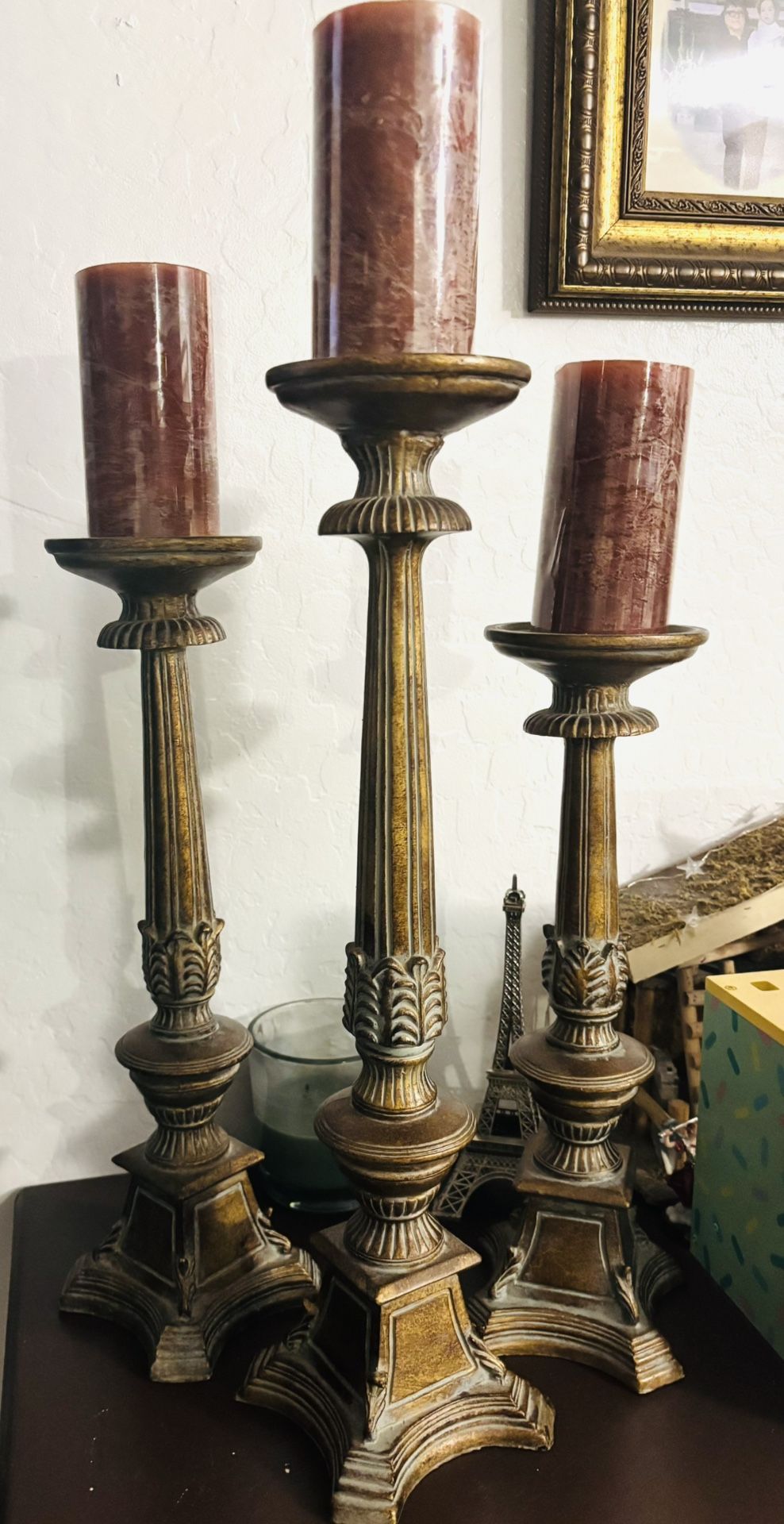 3 Beautiful Candle Holders