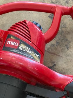 Toro Ultra 12 amp blower and mulcher/vaccuum, like new