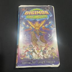 Digimon The Movie VHS 