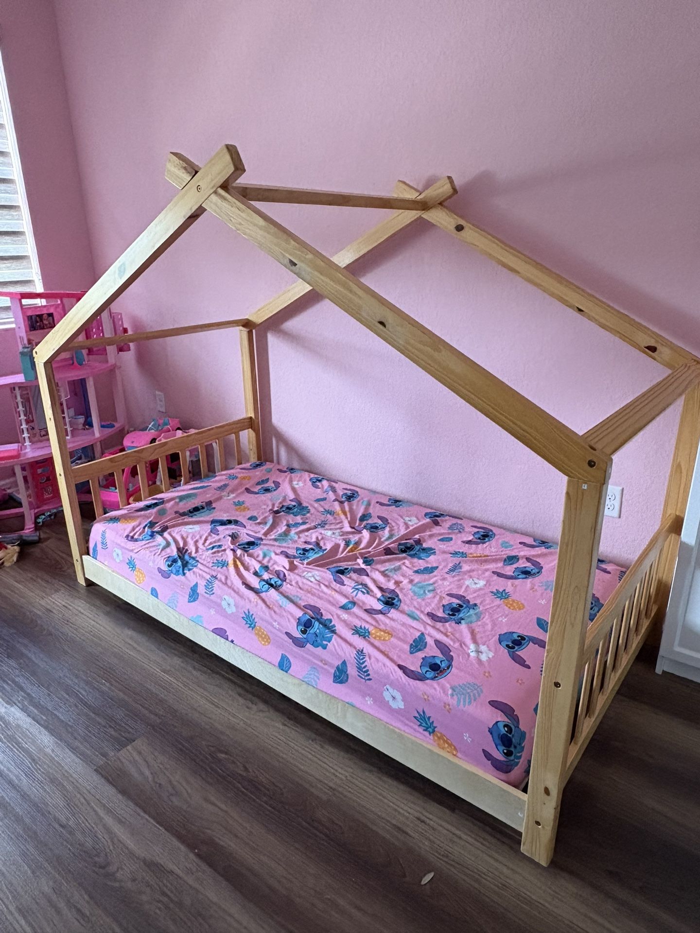 Twin Bed Frame with Mattress